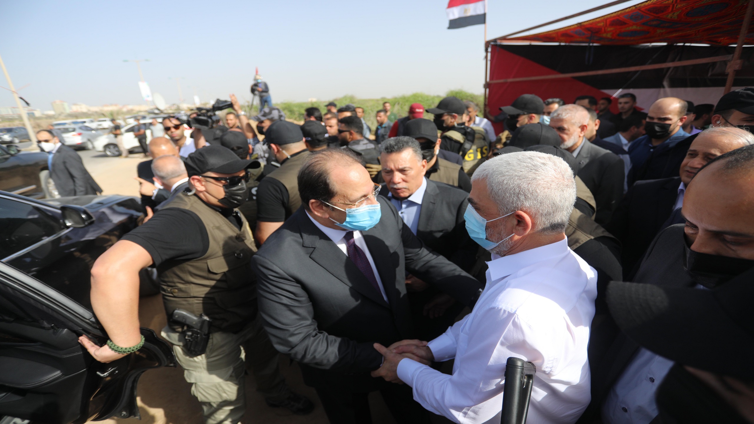 Egypt’s Kamel Meets With Sinwar in Gaza