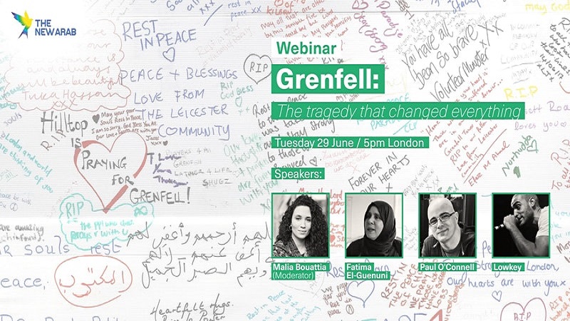 The New Arab Webinar Series: Grenfell