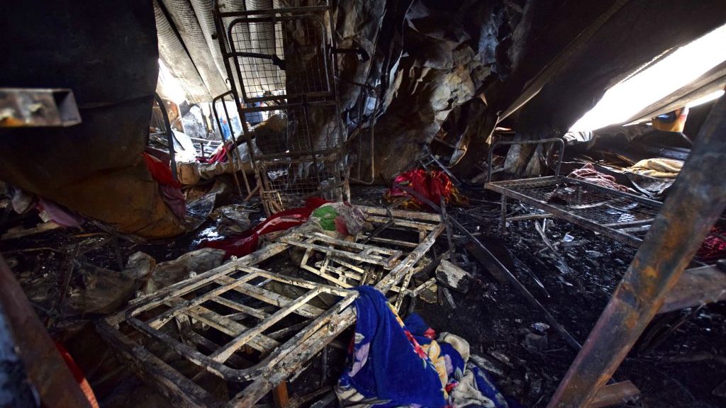 At Least 66 Dead in Fire in Iraqi Hospital COVID Ward
