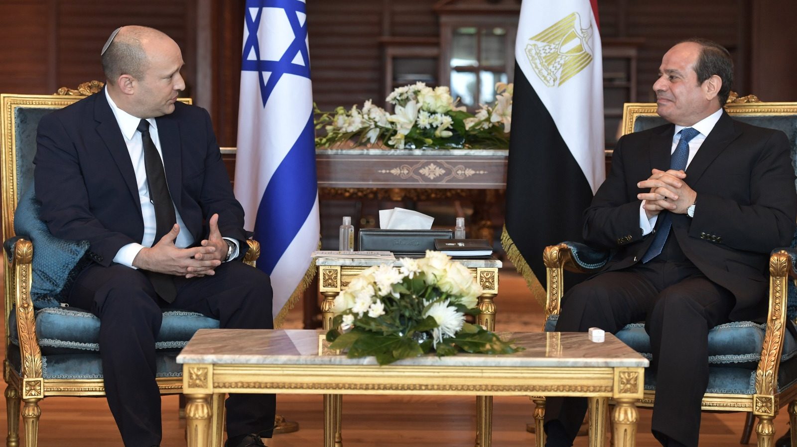 Egypt’s el-Sisi, Israel’s Bennett Meet To Discuss Bilateral, Regional Issues