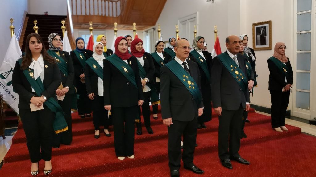 In First, 98 Female Judges Sworn in to Egypt’s State Council