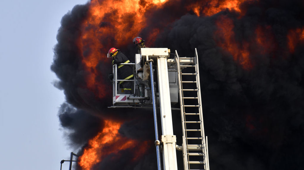 Fire in Southern Lebanon Oil Facility Burns 250,000 Liters of Gas