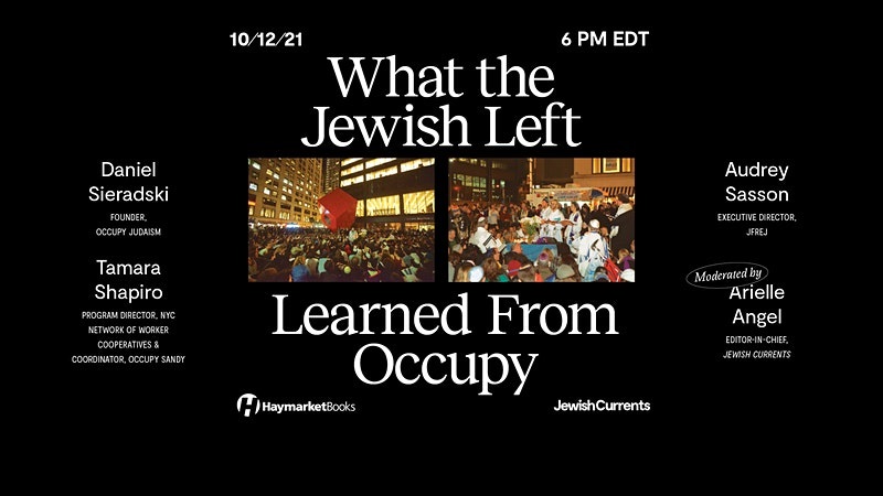 What the Jewish Left Learned From Occupy