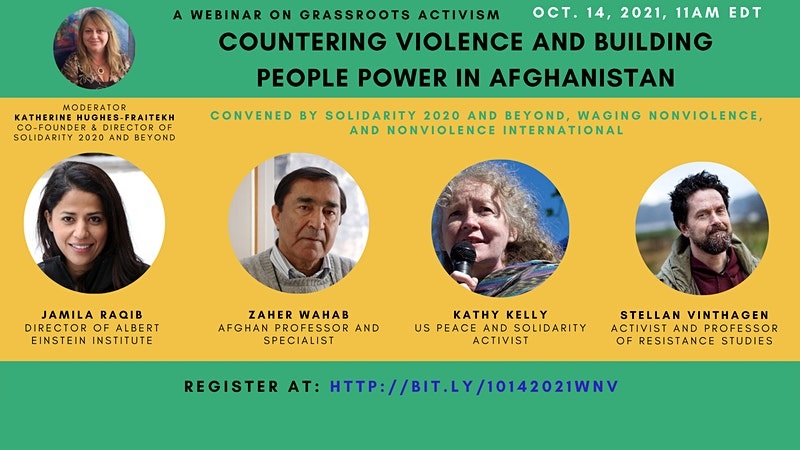 Countering Violence and Building People Power in Afghanistan