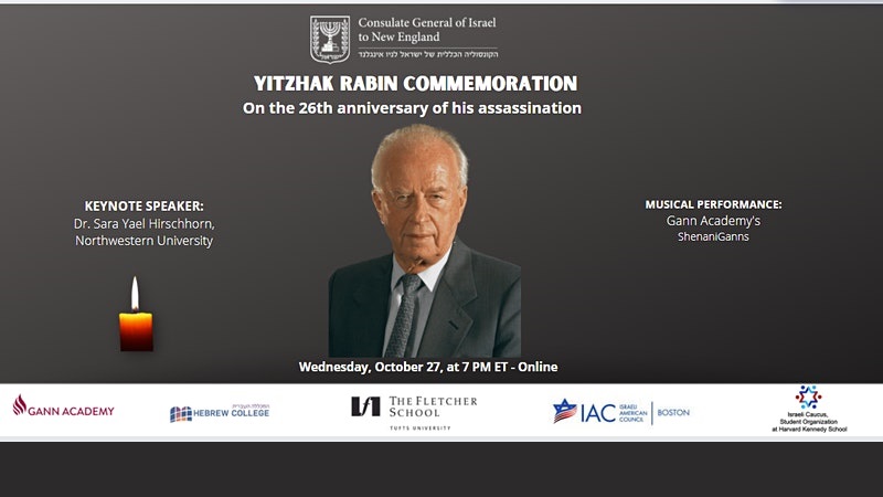 Yitzhak Rabin Commemoration 2021