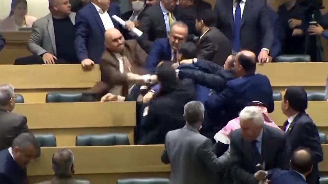 Brawl Erupts in Jordan’s Parliament During Televised Debate on Gender Equality