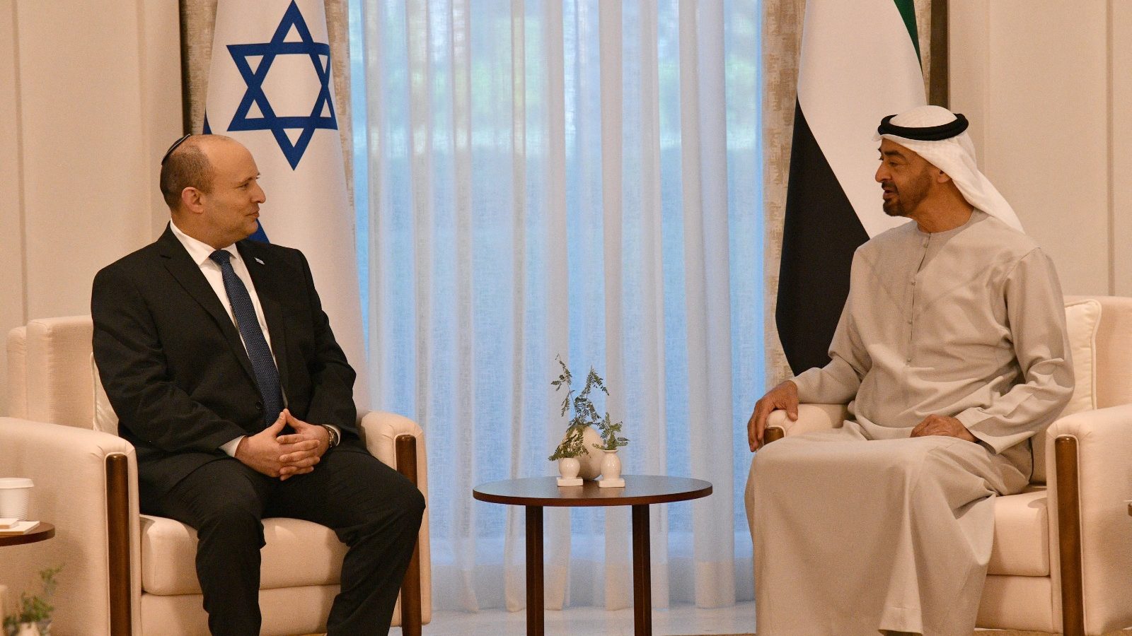 Israeli PM Naftali Bennnet, UAE Crown Prince Meet in Abu Dhabi