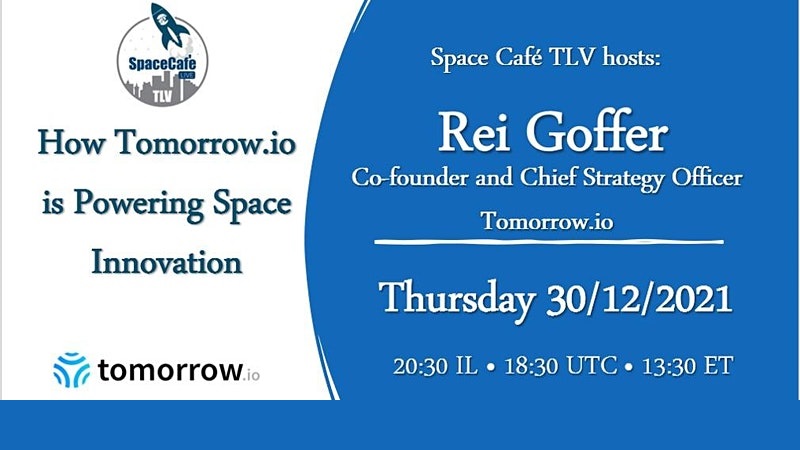 Space-Café TLV: The World’s Weather and Climate Security Platform