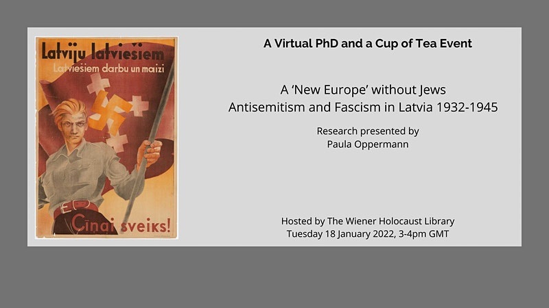 Virtual PhD and a Cup of Tea: A ‘New Europe’ without Jews