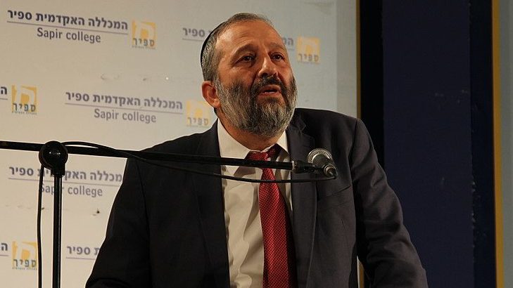 Israeli AG to PM: Fire Deri After Court Disqualifies Him as Minister