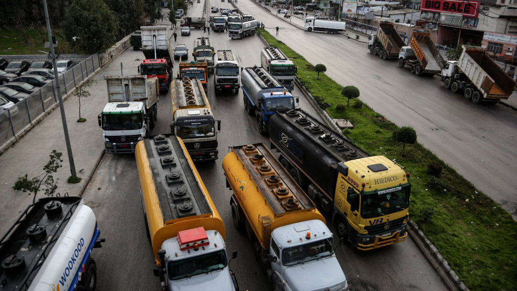 Nationwide Strike Led by Transportation Unions Shuts Down Lebanon