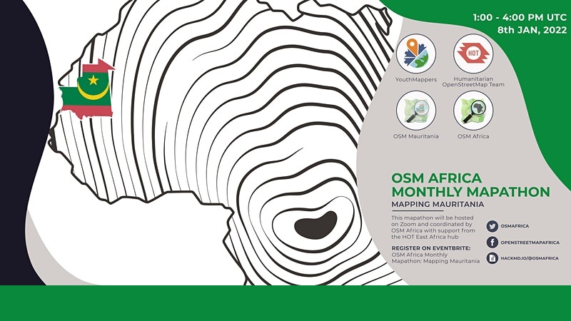 OSM Africa January Mapathon: Map Mauritania