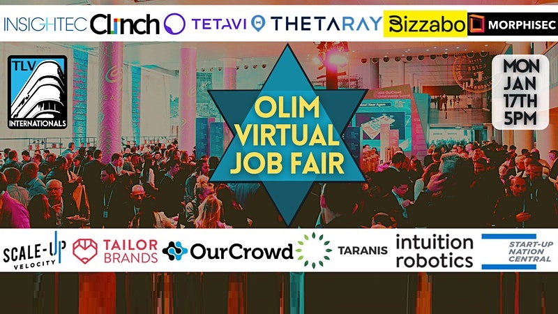 INVITATION: Olim Virtual Job Fair, Monday January 17th 5pm