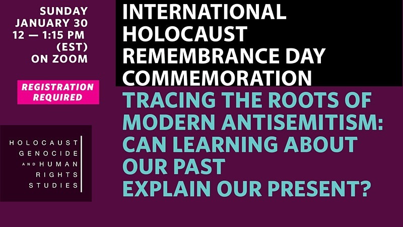 International Holocaust Remembrance Day Commemoration