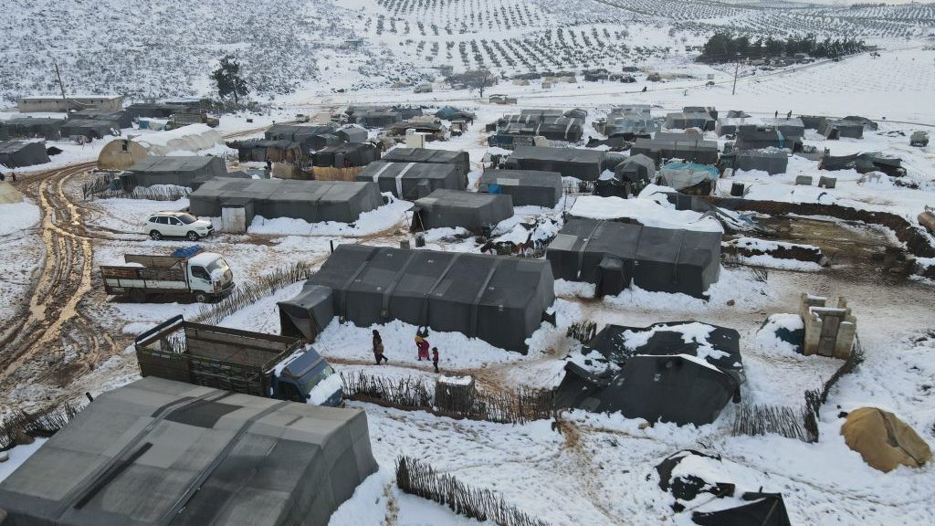 Displaced Syrians, Refugees Suffer Under Winter Onslaught