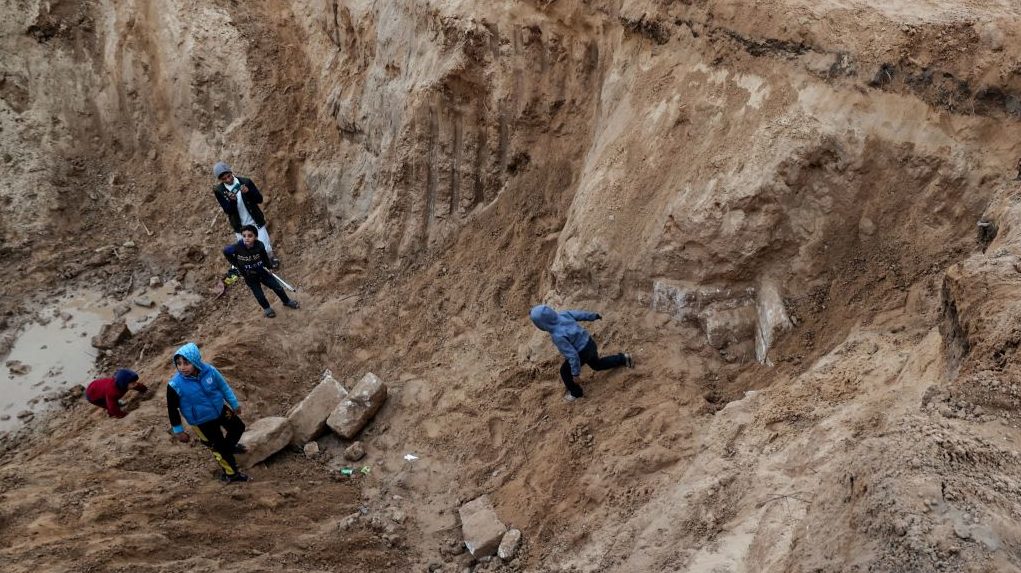 Ancient Tomb Uncovered in Gaza During Digging for Housing Project