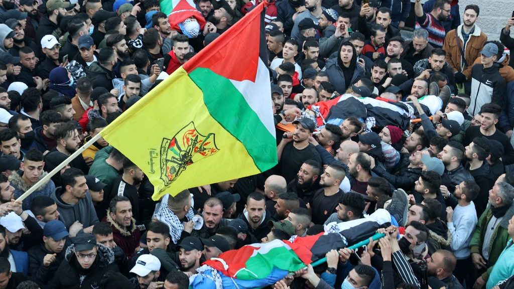 Palestinian Mourners Call for Revenge at Funeral for 3 Alleged Terrorists in Nablus