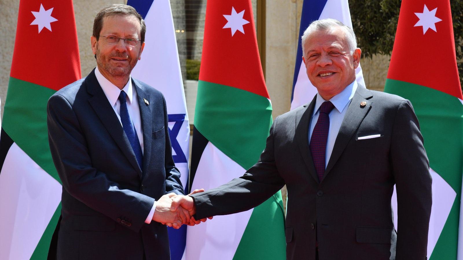 Jordan’s Abdullah, Israel’s Herzog Meet in Amman Ahead of Ramadan