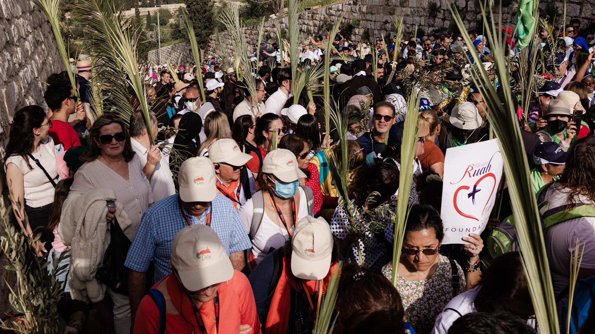 Palm Sunday in Jerusalem Gets Off to a Slow Start Due to Global Unrest