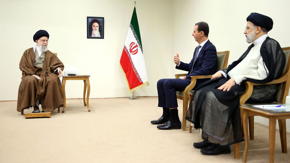 Syria’s Assad Makes Surprise Visit to Tehran To Meet Khamenei, Raisi