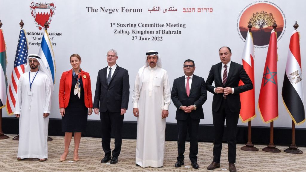 Negev Summit Officials Meet in Bahrain To Cement Cooperation