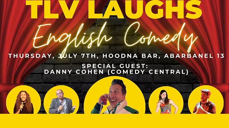 TLV Laughs: Standup Comedy at Hoodna Bar