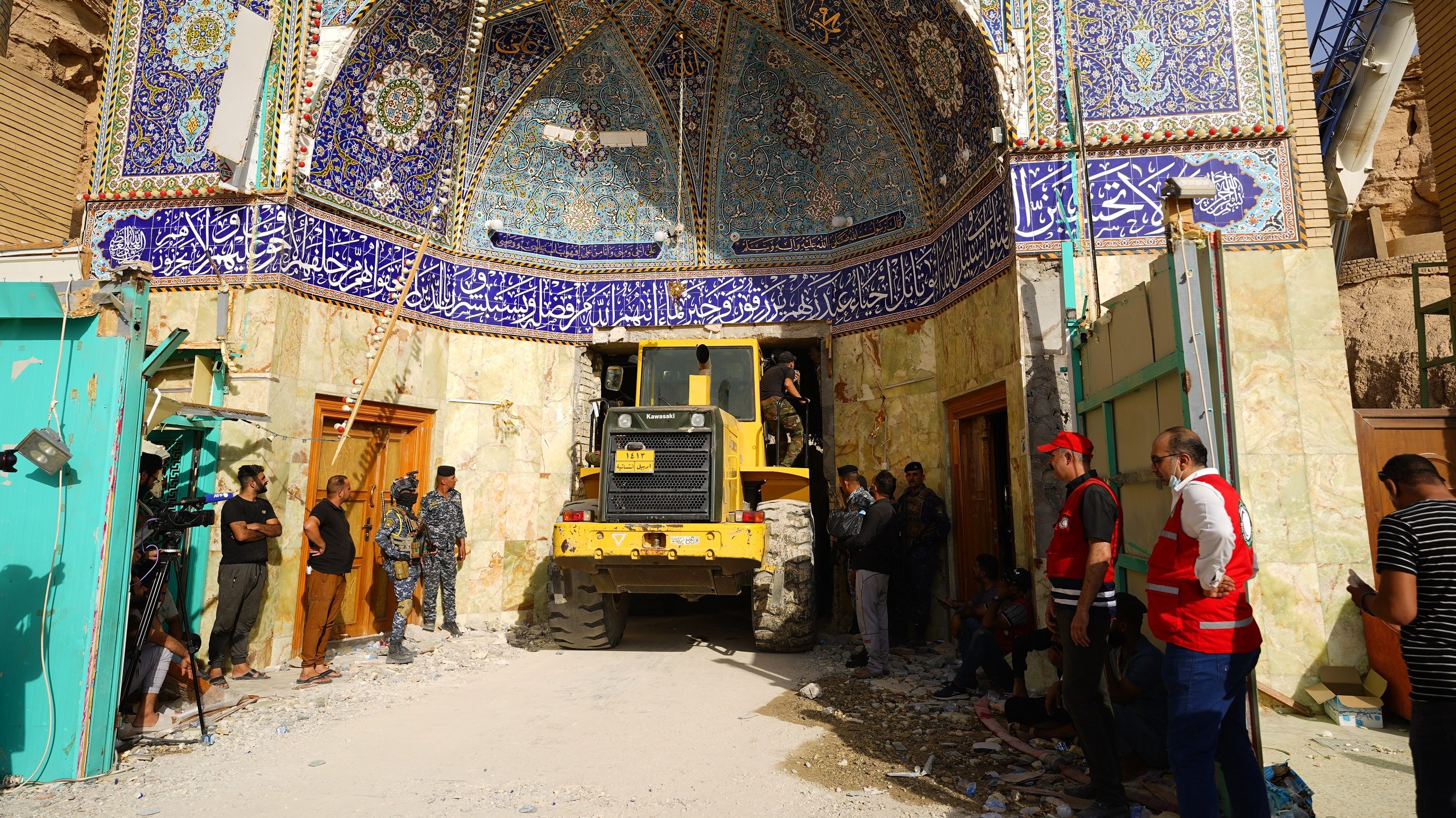 Search for Survivors Continues at Collapsed Shia Muslim Shrine in Iraq