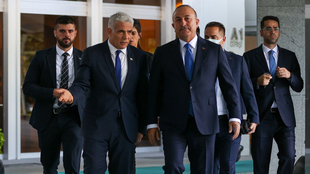 Turkey’s Erdogan, Israel’s Lapid Discuss Bilateral Relations, Region After Agreeing To Restore Diplomatic Ties