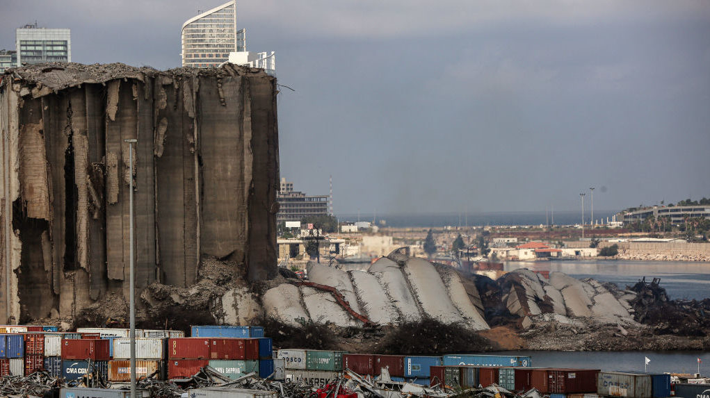 More Grain Silos Damaged in Beirut Port Blast Collapse