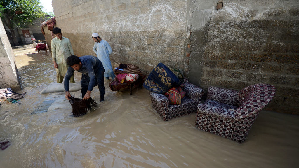 Pakistan Calls for International Help as Flooding From Monsoon Claims Over 1,000 Lives