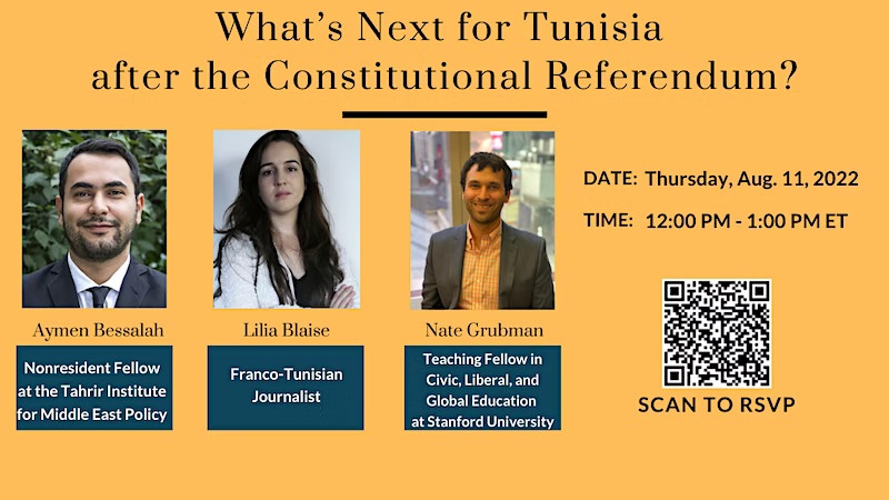 What’s Next for Tunisia after the Constitutional Referendum?