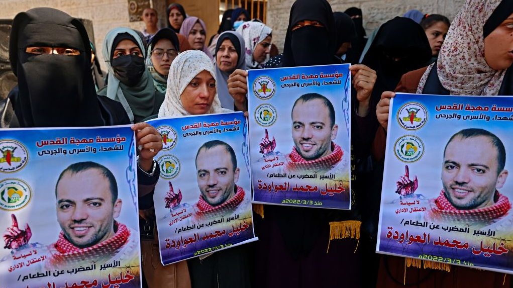 Condition of Hunger-Striking Palestinian in Israeli Prison Grave