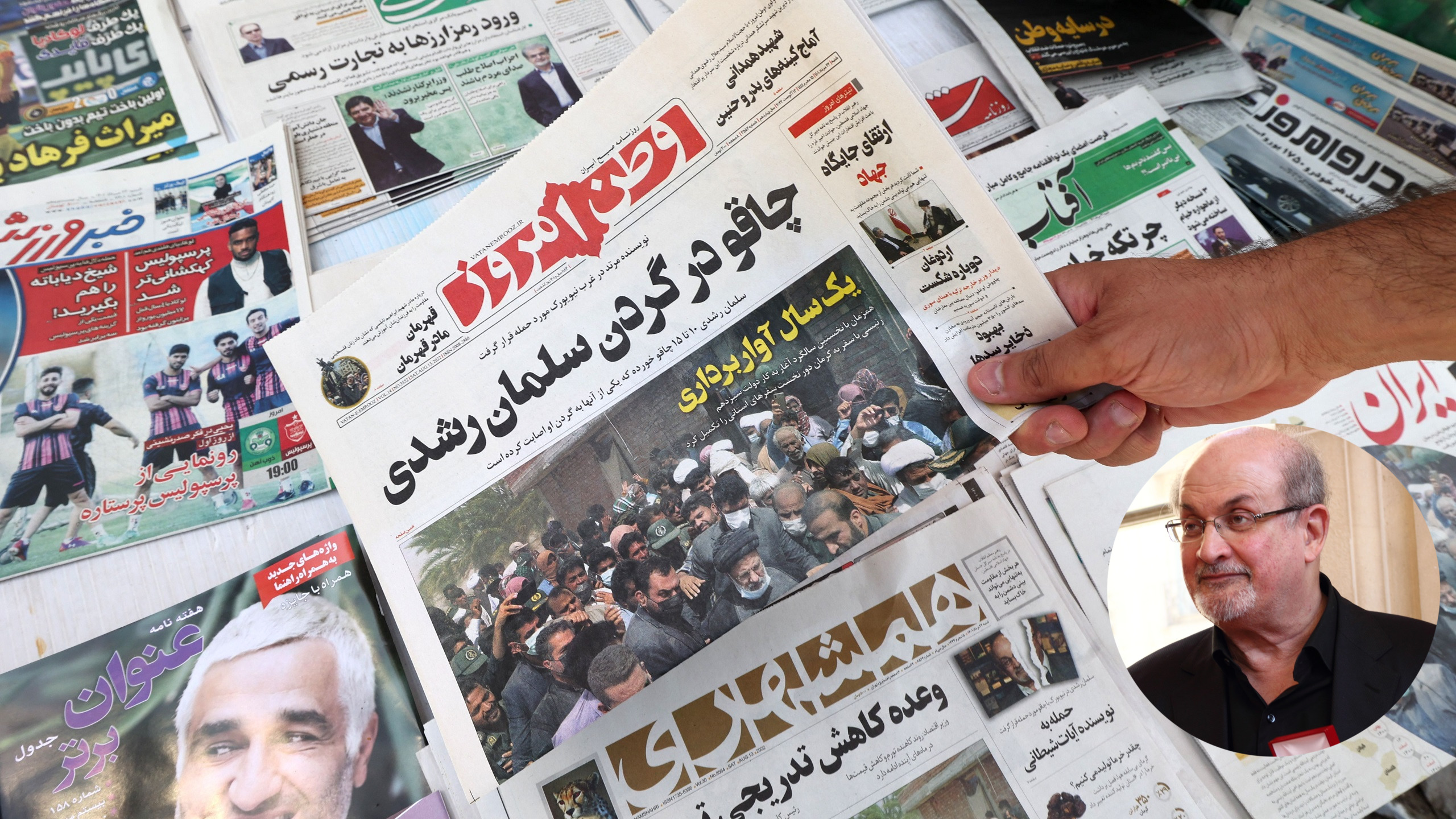 Iranian Newspapers Laud Salman Rushdie’s Attacker [with VIDEO]