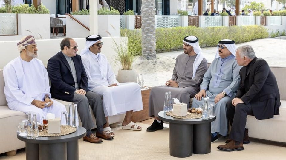 UAE President Hosts Leaders of 5 Arab Countries; Saudi Arabia, Kuwait Do Not Attend