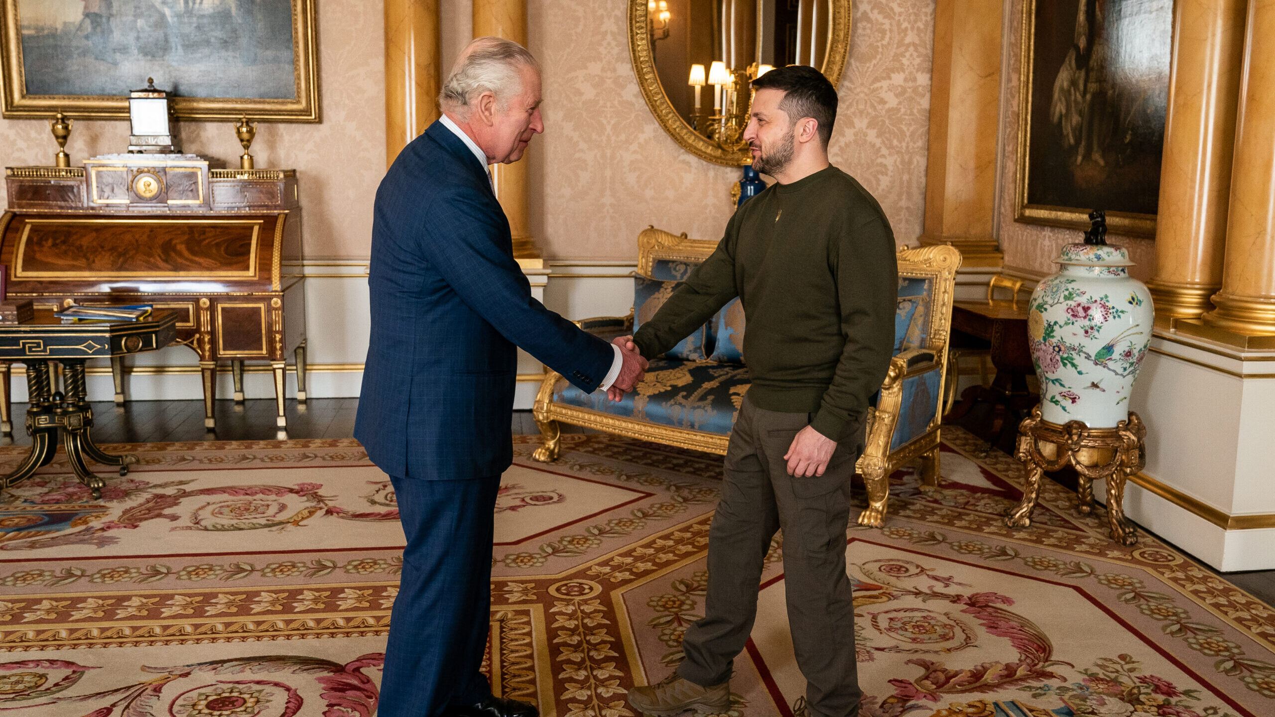 In UK, Zelenskyy Addresses Parliament, Meets With King Charles
