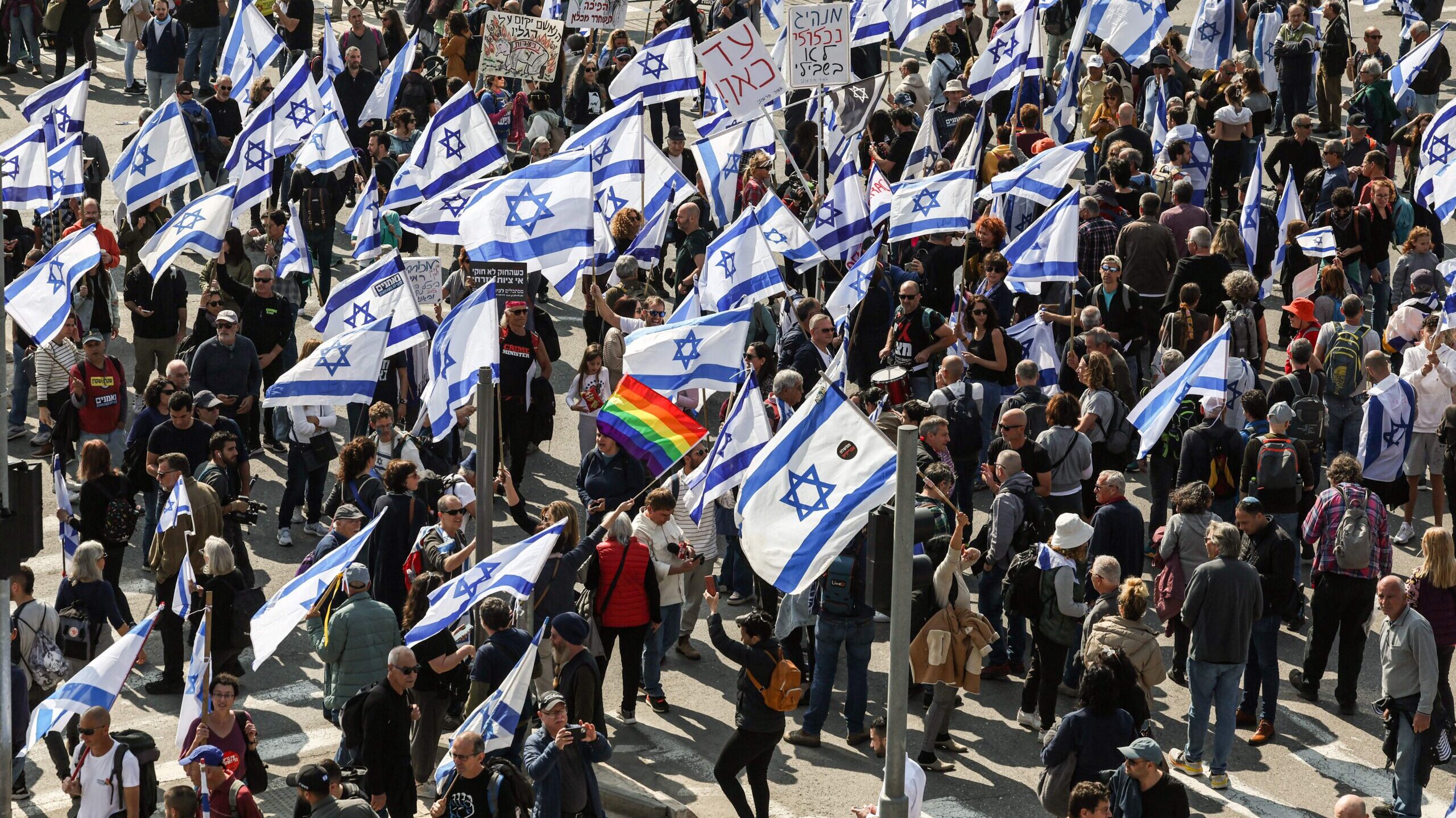 Thousands Protest in Jerusalem as Government Advances Judicial Reforms