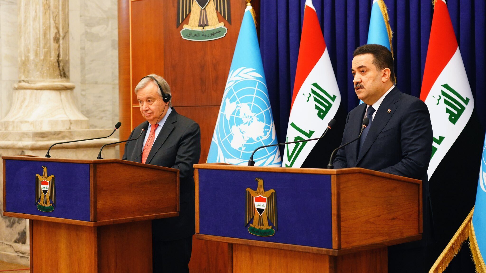 UN Chief Urges Iraq To Break Cycles of Instability, Fragility