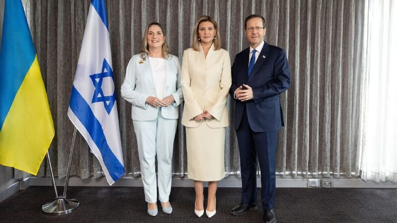 Ukrainian First Lady Zelenska’s Historic Visit to Israel Focuses on Humanitarian Aid