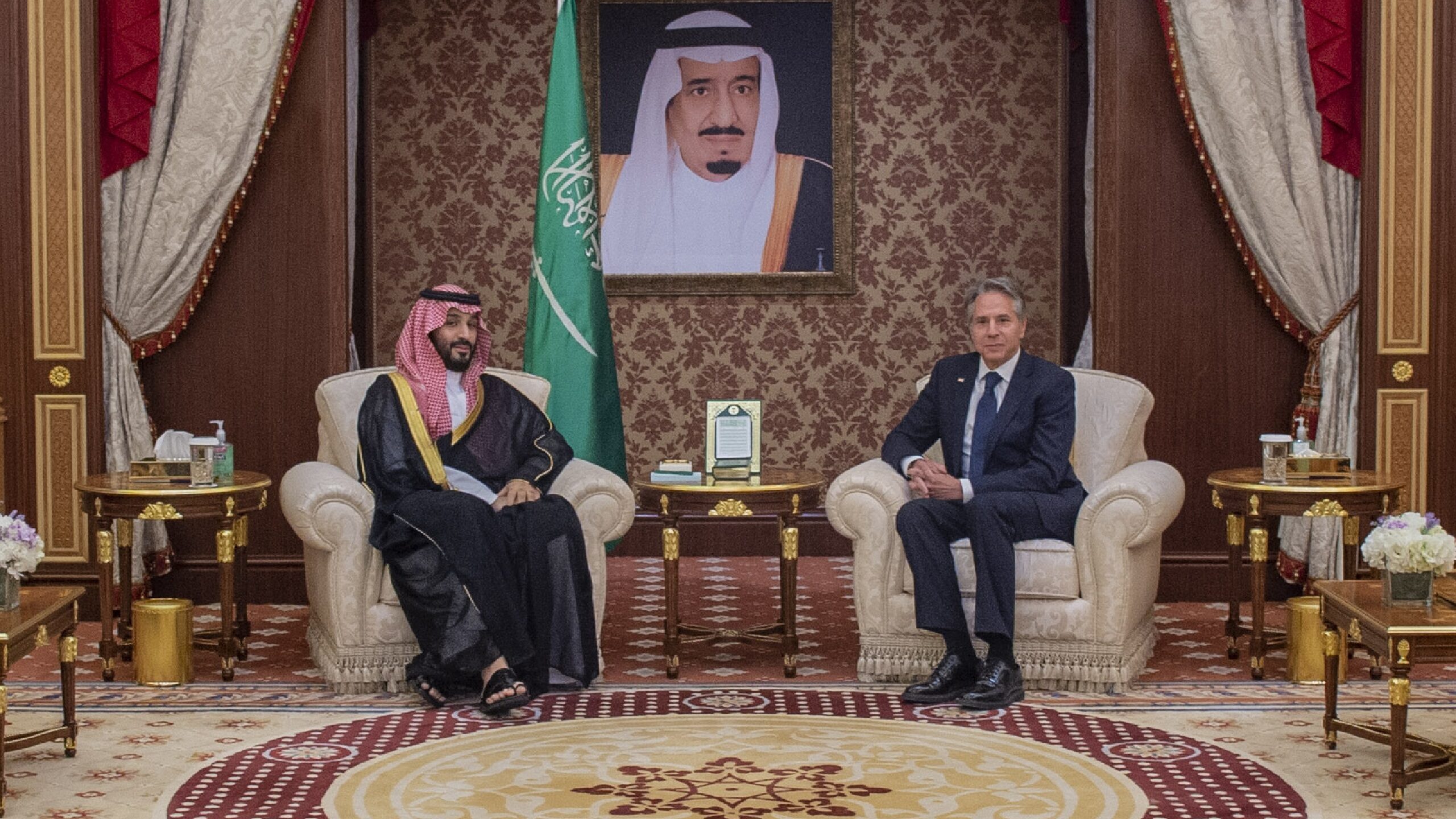 Blinken Meets With Saudi Crown Prince, Advocates for Normalization With Israel