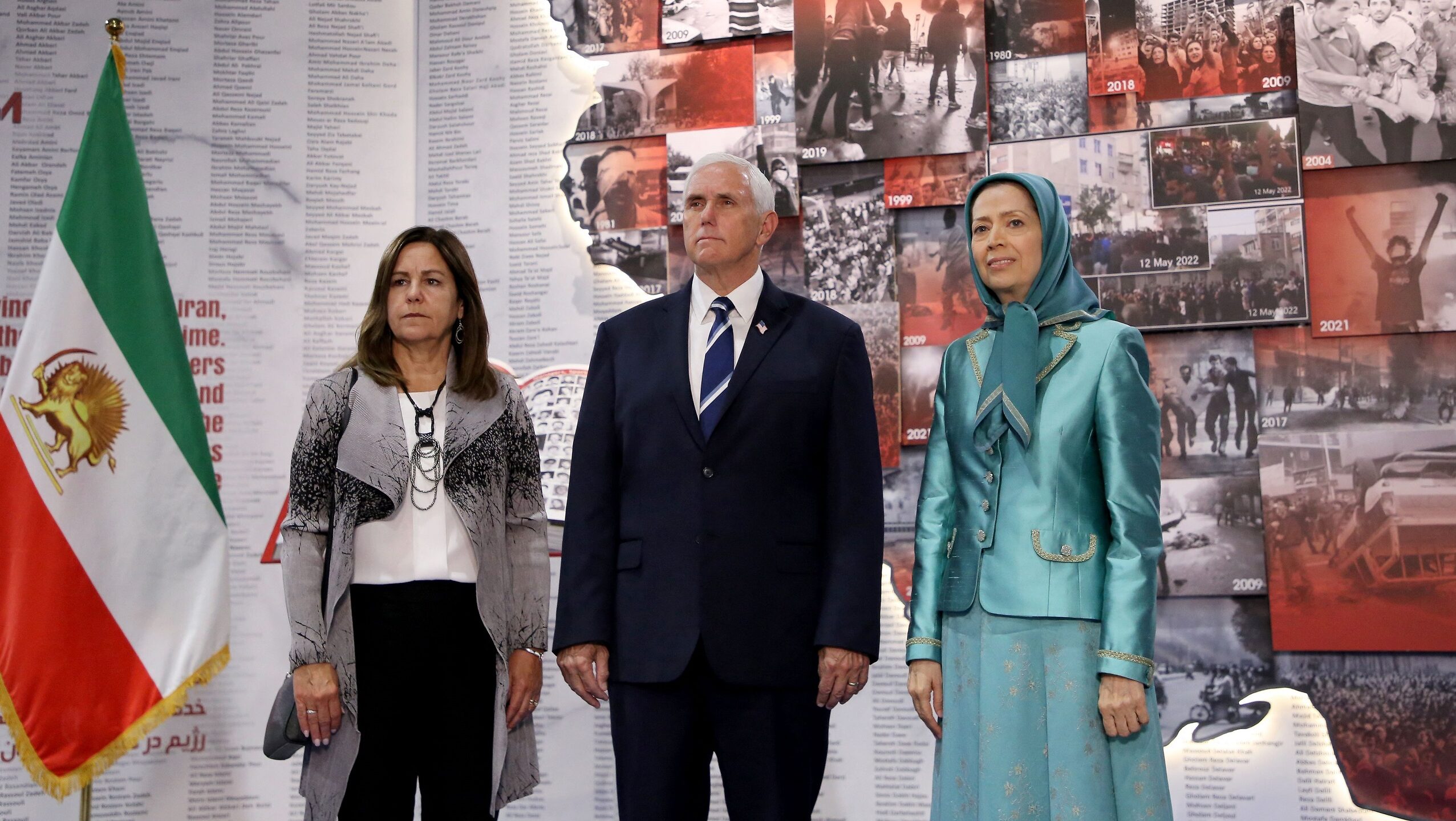 Mike Pence, Liz Truss Support Exiled Iranian Opposition Group at Paris Rally