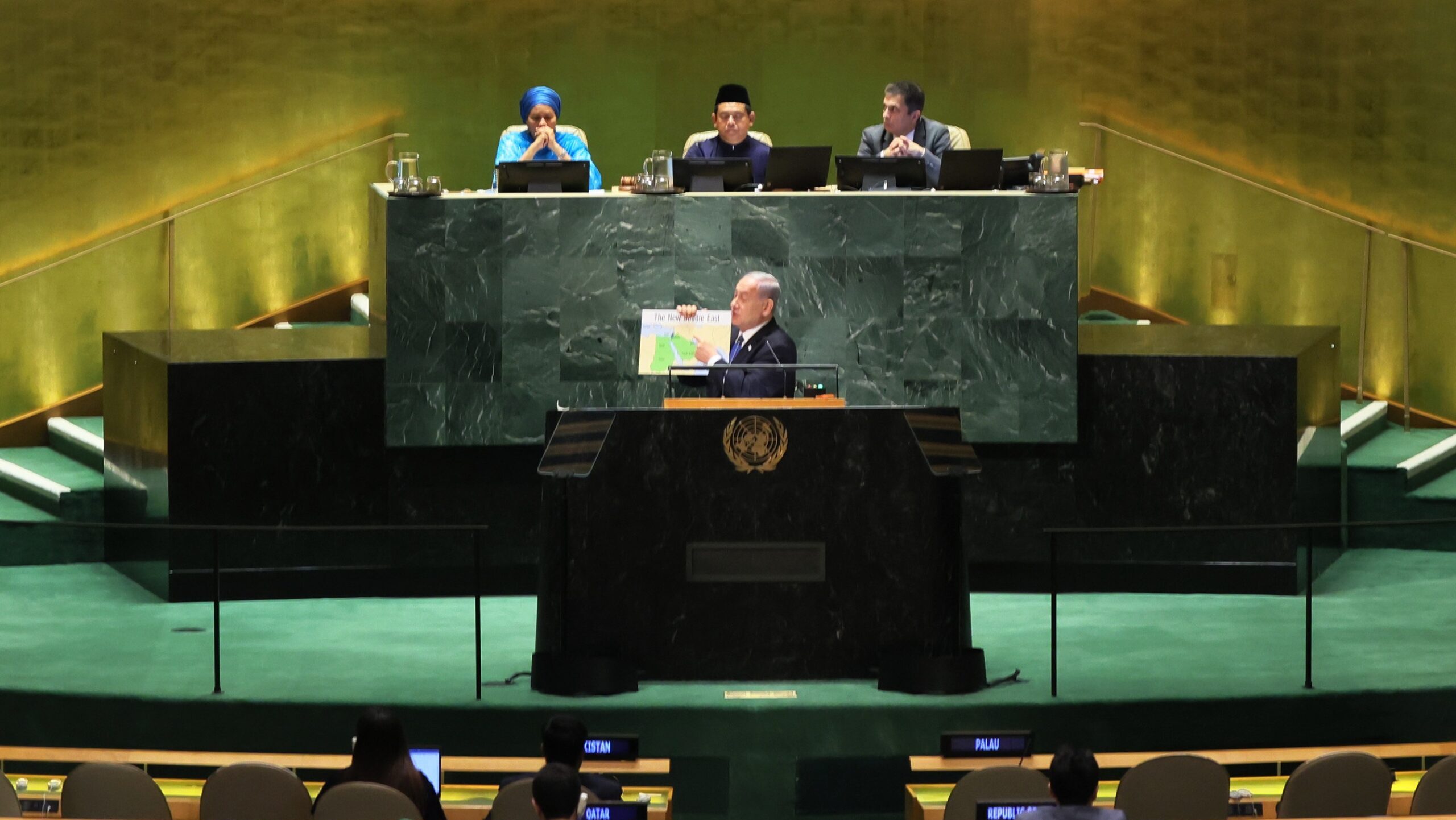 World Leaders Address Crises in Middle East, Call for 2-State Solution at 78th UN General Assembly