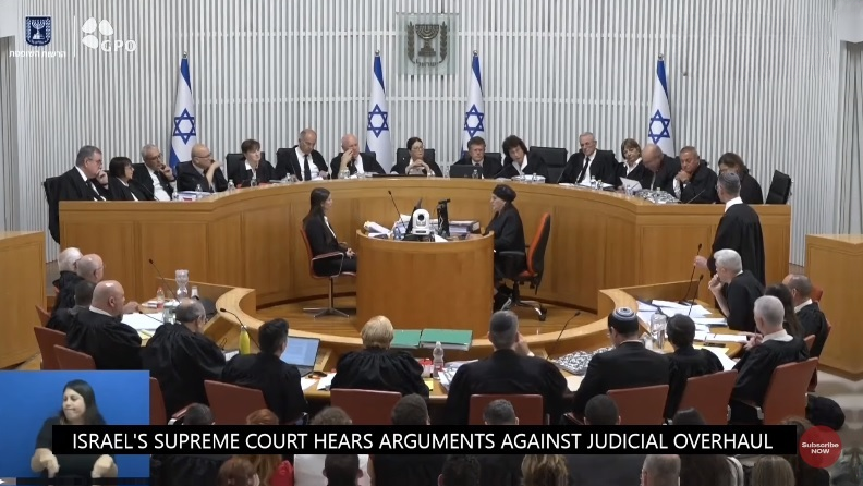 Israel’s Supreme Court Begins Historic Case on Legality of Judicial Overhaul