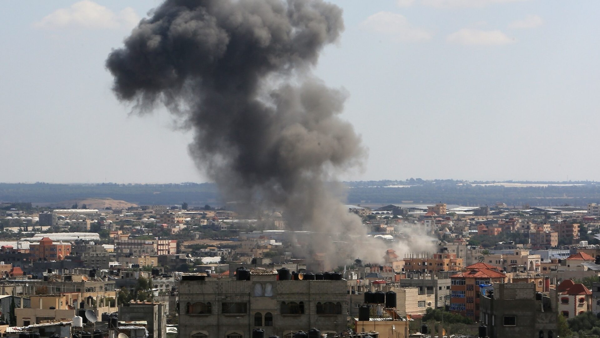 Gazans Reeling During Intense Israeli Airstrikes