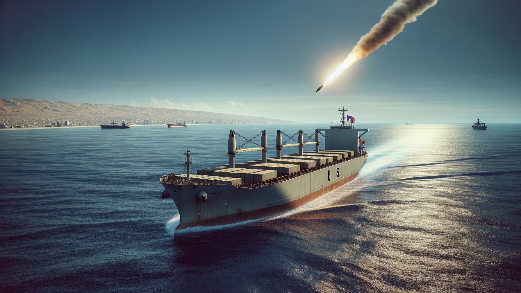 US Cargo Ship Targeted by Houthi Missile Strike off Yemeni Coast