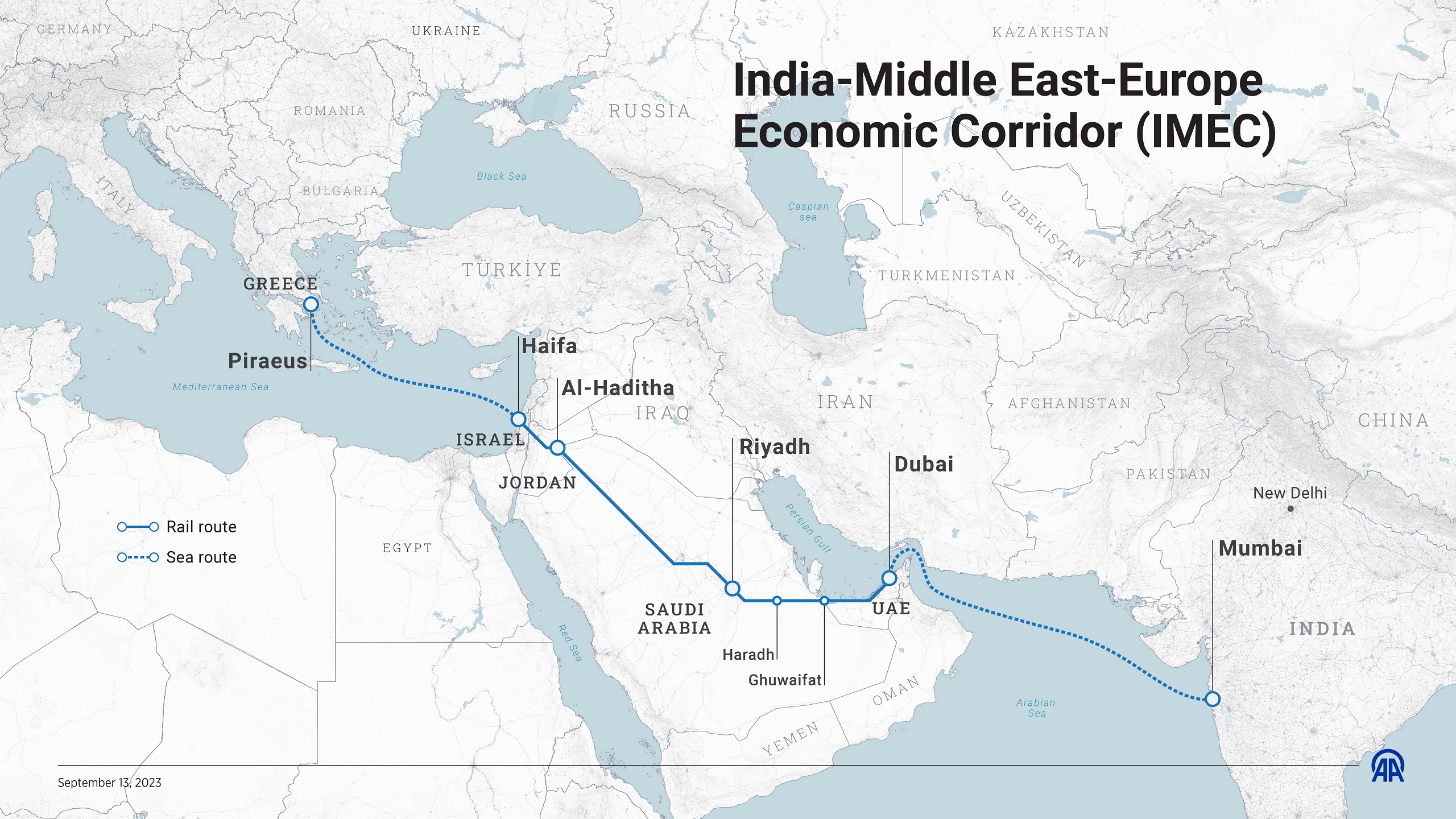 India and UAE Ink Deal To Create Trade Corridor Linking Europe Through the Middle East