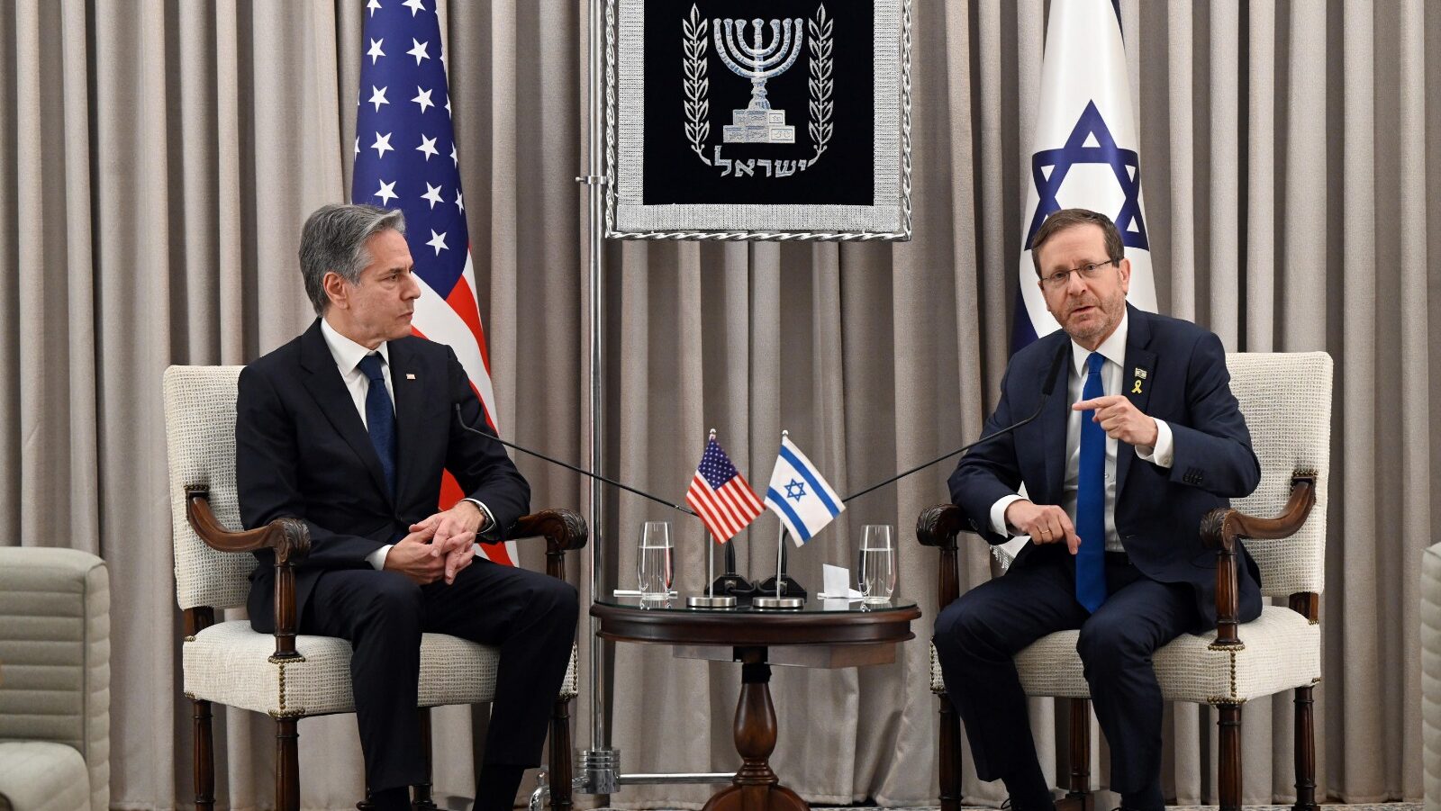 Blinken Meets With Netanyahu, Herzog, Reafirms US Support for Palestinian State