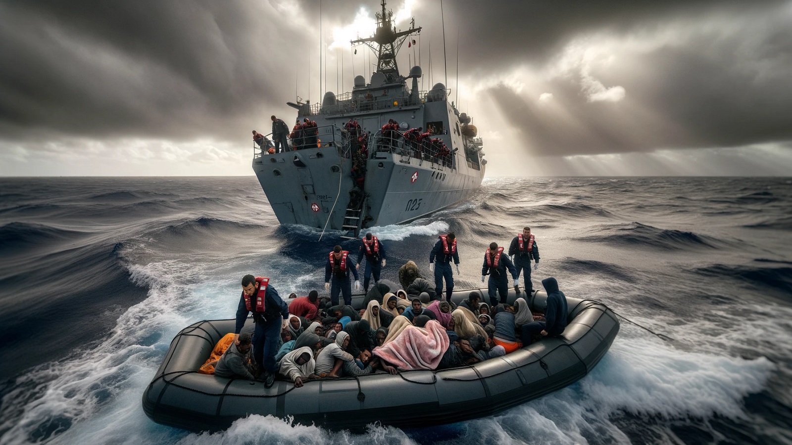 Moroccan Navy Saves 141 Migrants in Atlantic Rescue Operation