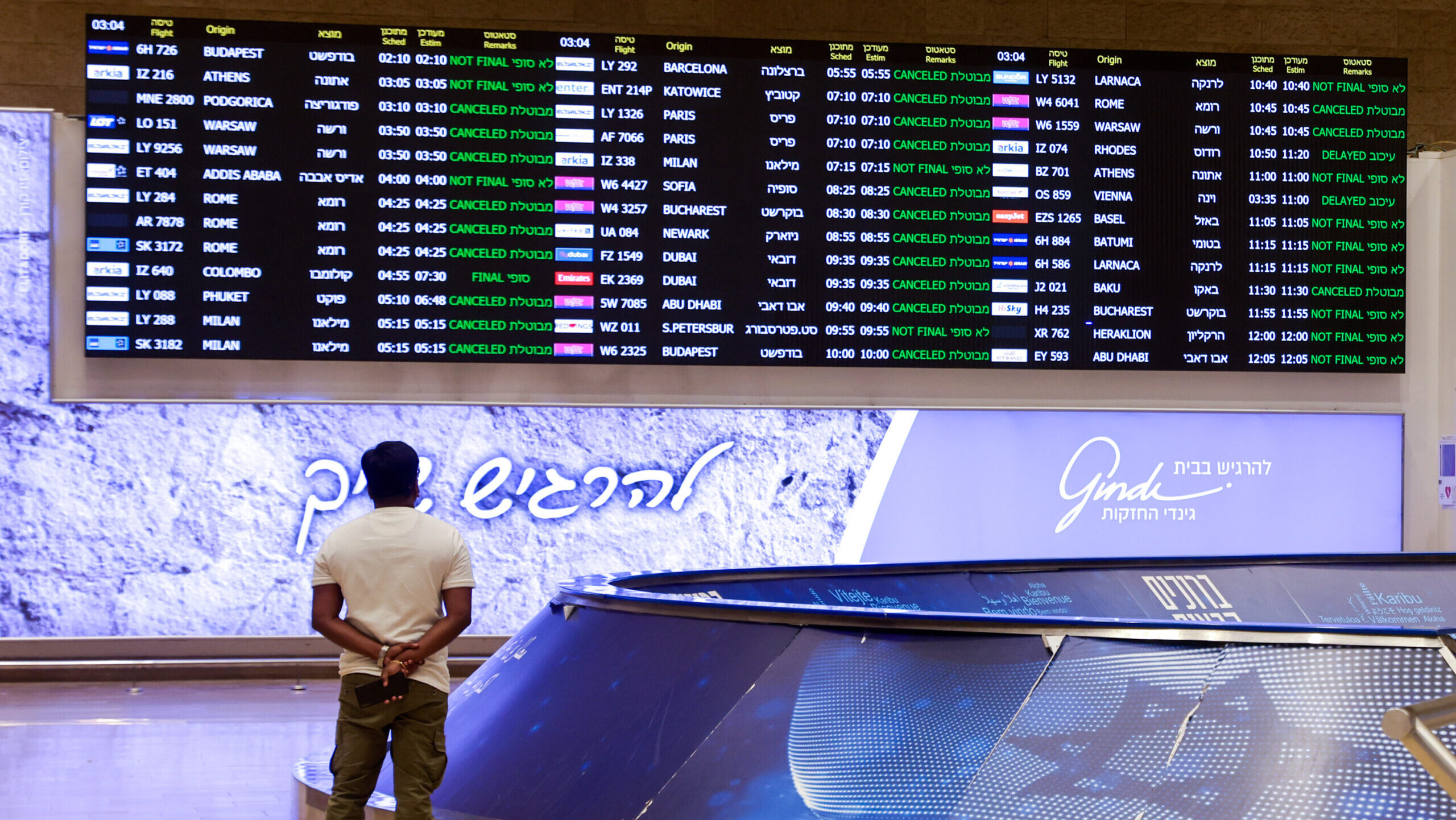 Israeli Airports Reopen After Iran-Induced Closure Amid Holiday Rush