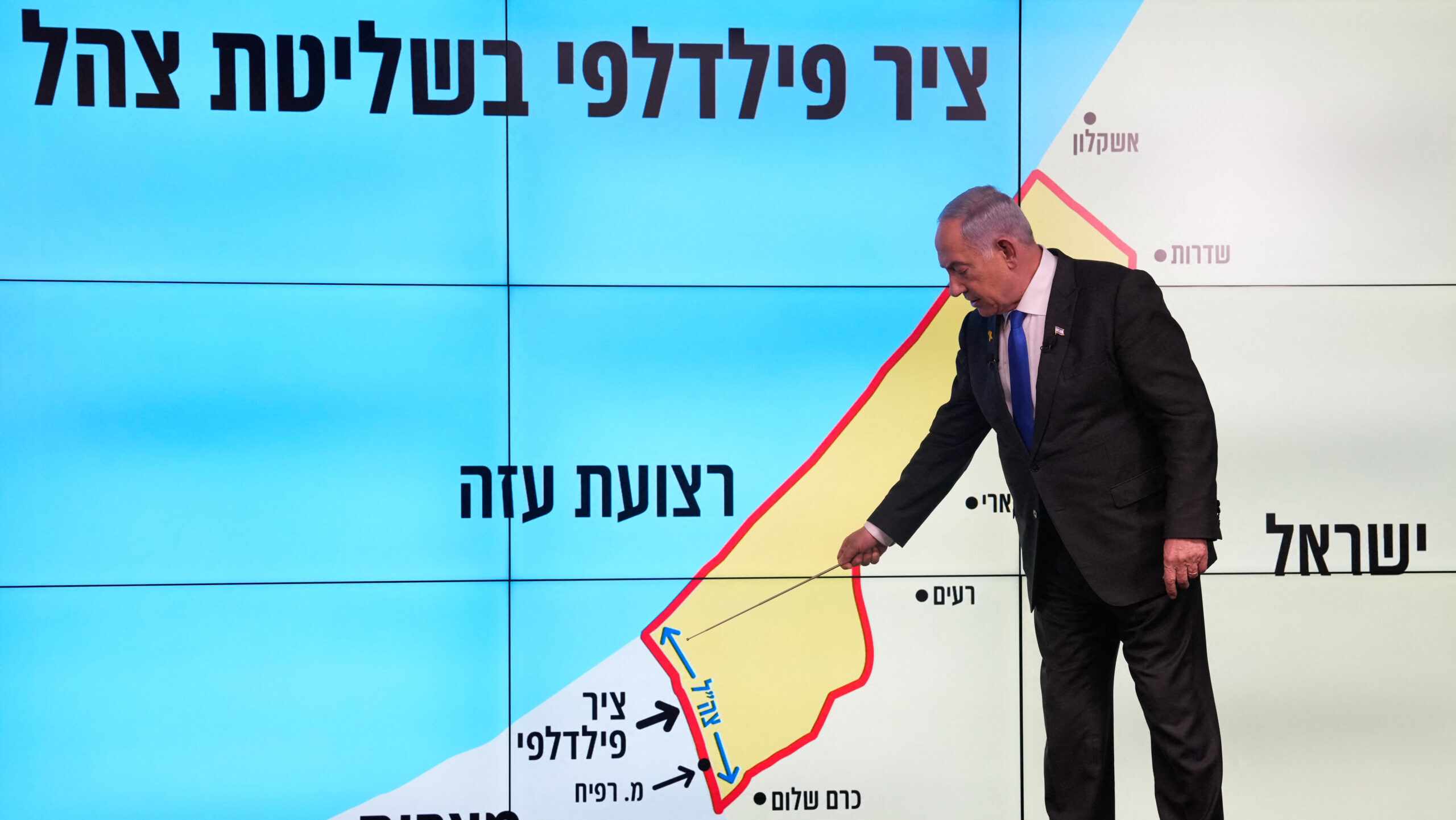 Survey Shows Israelis Divided Over Netanyahu’s Motives for Philadelphi Corridor Control