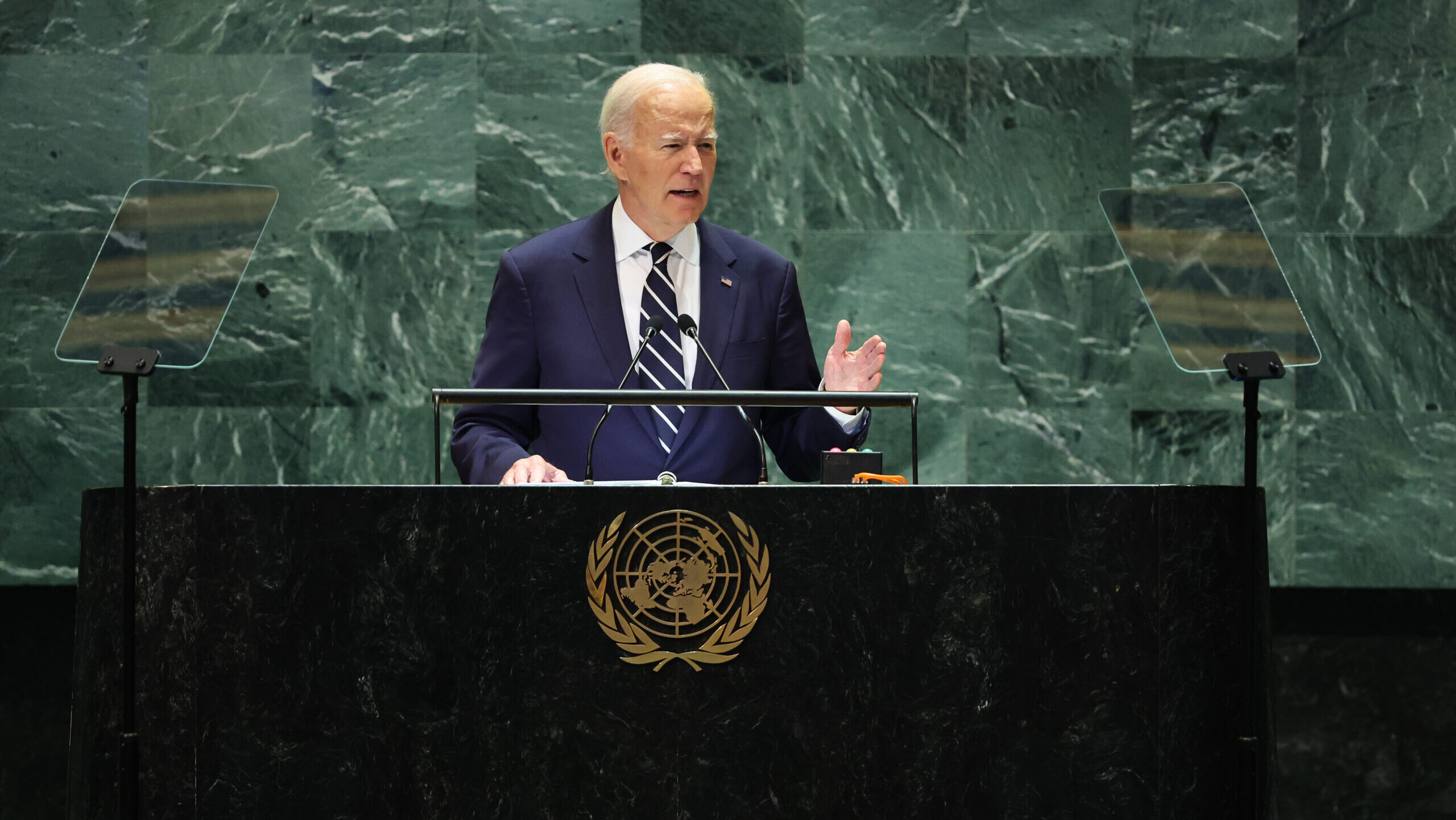 At UN, Biden Calls for Cease-fire, Condemns Violence Against Civilians